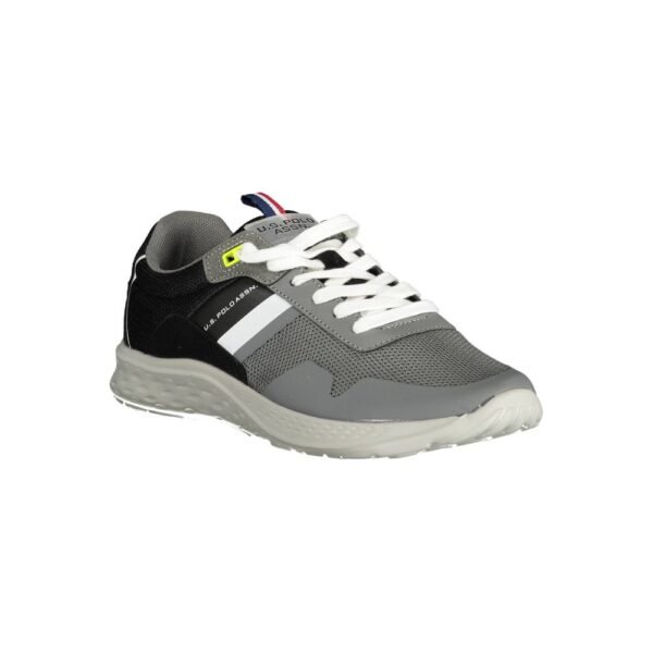 U.S. POLO ASSN. Gray Polyester Men Sneaker - Image 2