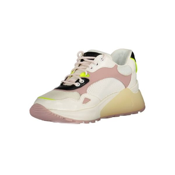 U.S. POLO ASSN. White Polyester Women Sneaker - Image 3