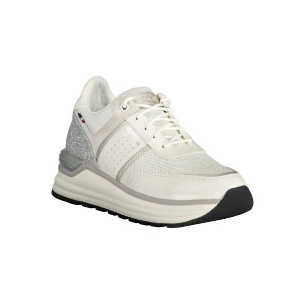 U.S. POLO ASSN. White Eco Suede Women Sneaker - Image 2