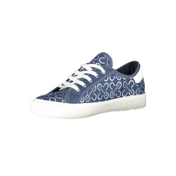 U.S. POLO ASSN. Blue Polyester Women Sneaker - Image 3