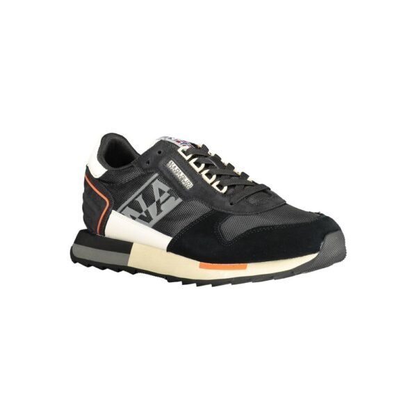 Napapijri Black Leather Men Sneaker - Image 2