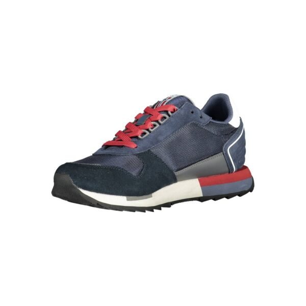 Napapijri Blue Leather Men Sneaker - Image 3
