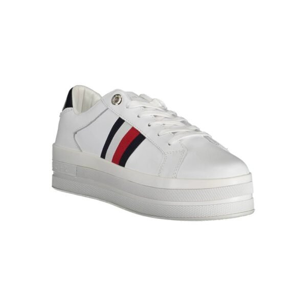 Tommy Hilfiger White Polyethylene Women Sneaker - Image 2