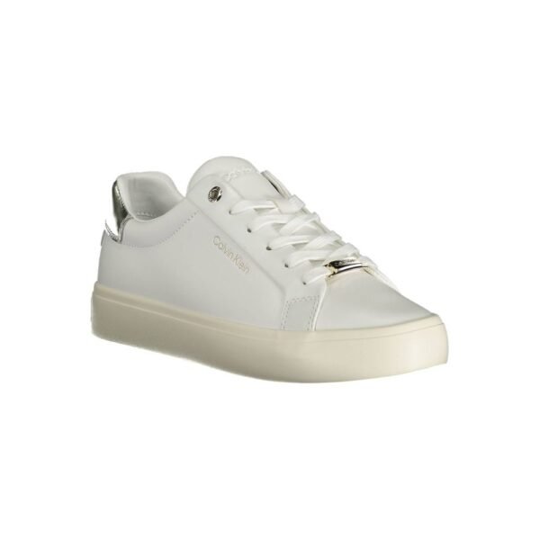 Calvin Klein White Leather Women Sneaker - Image 2