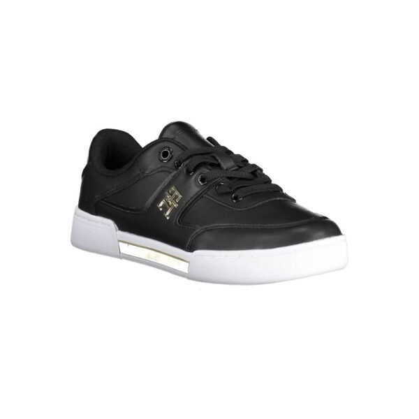 Tommy Hilfiger Black Leather Women Sneaker - Image 2