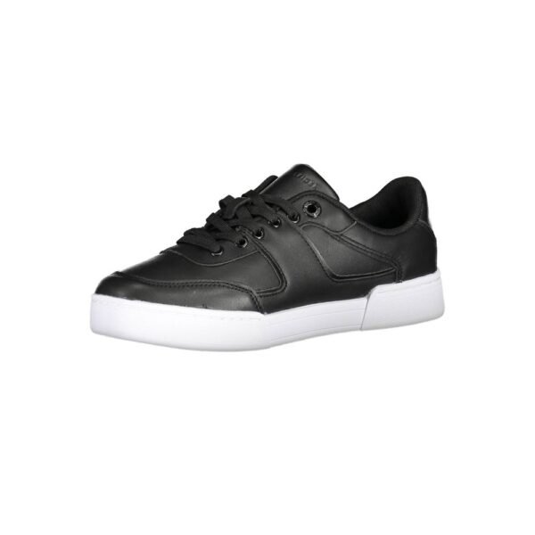 Tommy Hilfiger Black Leather Women Sneaker - Image 3