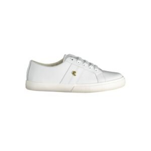 Ralph Lauren White Polyester Sneaker