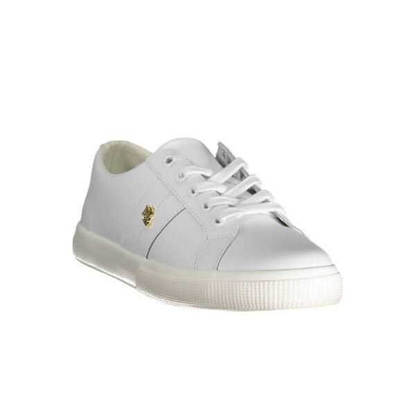 Ralph Lauren White Polyester Sneaker - Image 2