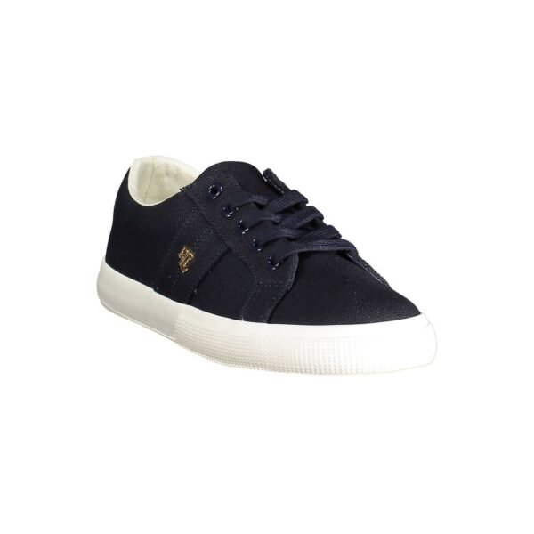 Ralph Lauren Blue Cotton Sneaker - Image 2