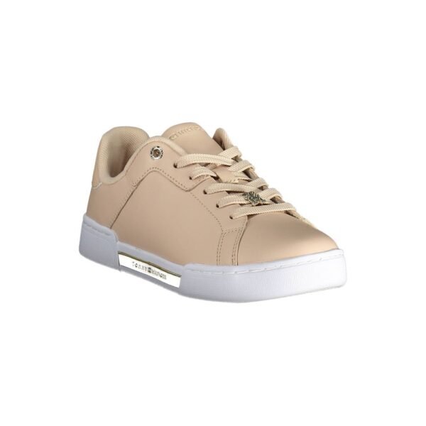 Tommy Hilfiger Pink Leather Women Sneaker - Image 2