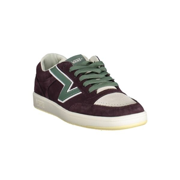 Vans Purple Leather Men Sneaker - Image 2