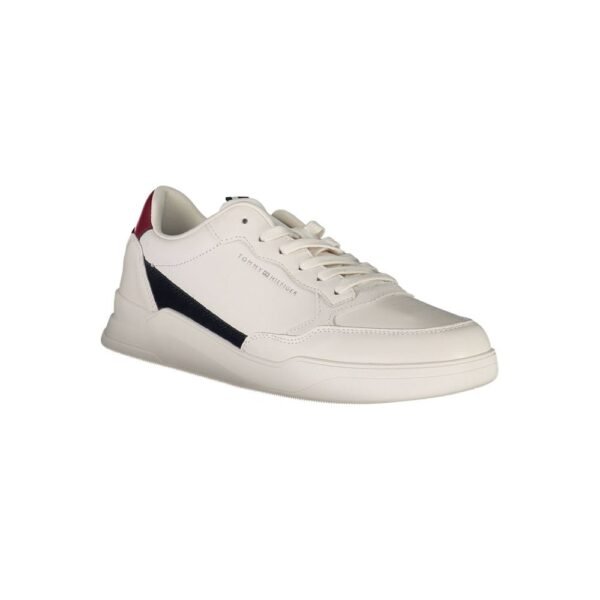 Tommy Hilfiger White Leather Men Sneaker - Image 2