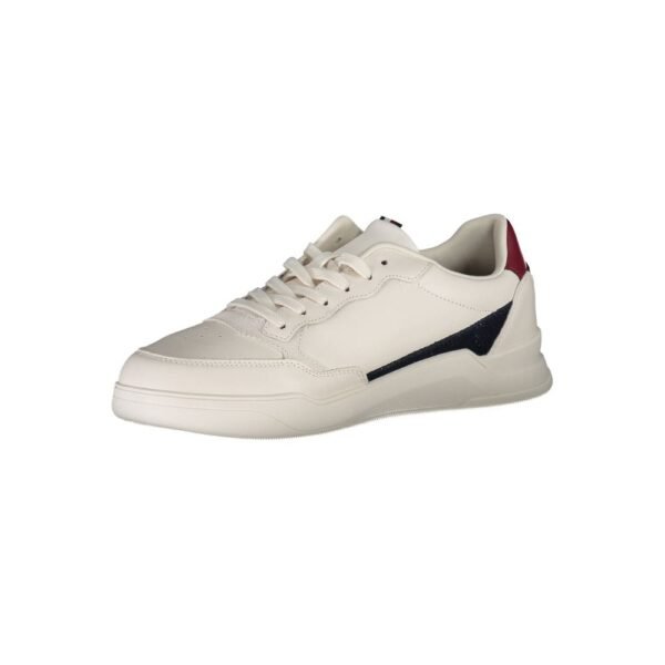 Tommy Hilfiger White Leather Men Sneaker - Image 3