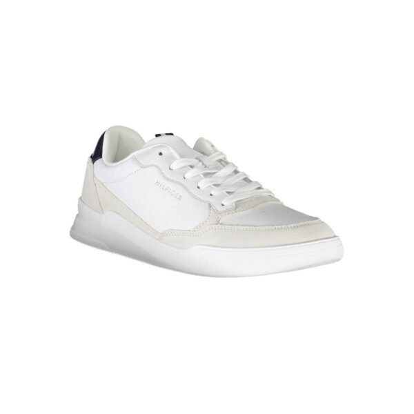 Tommy Hilfiger White Leather Men Sneaker - Image 2