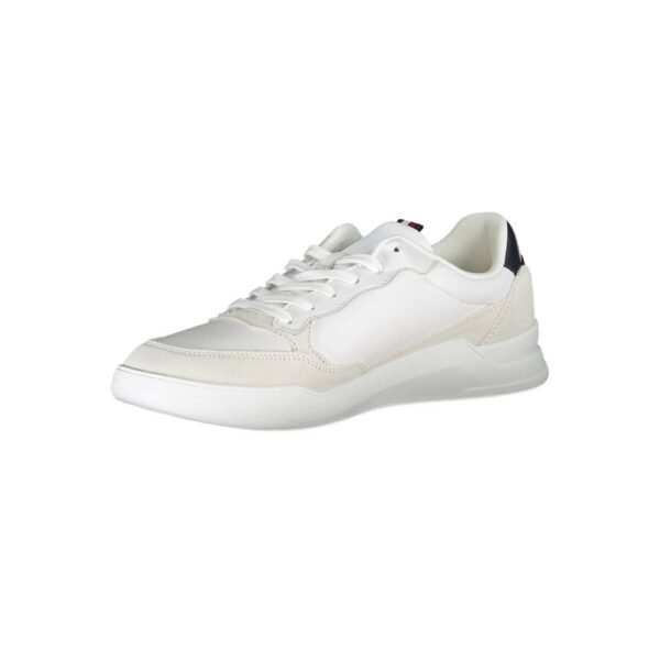 Tommy Hilfiger White Leather Men Sneaker - Image 3