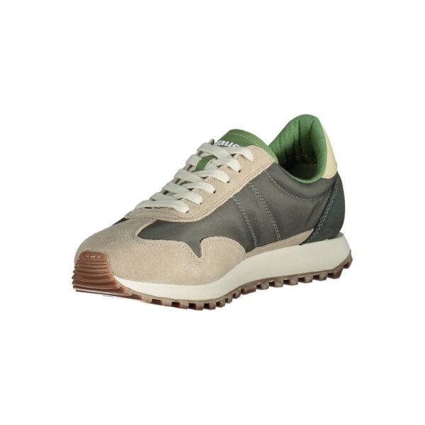 Blauer Beige Polyester Men Sneaker - Image 3