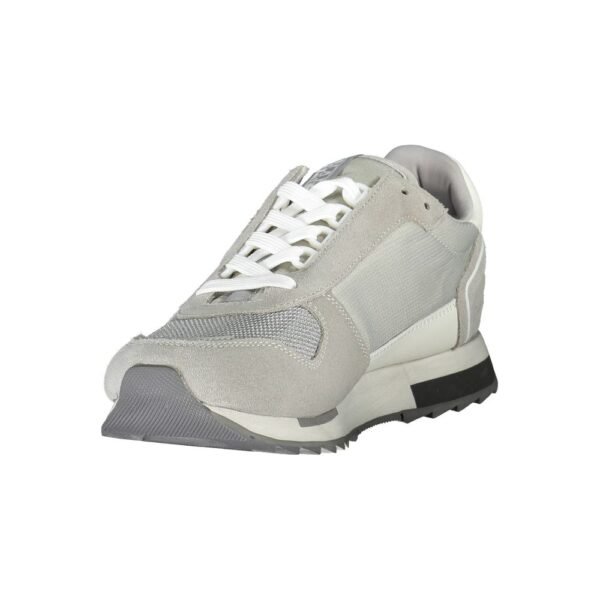 Napapijri Gray Polyester Men Sneaker - Image 3