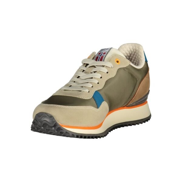 Napapijri Beige Polyester Men Sneaker - Image 3