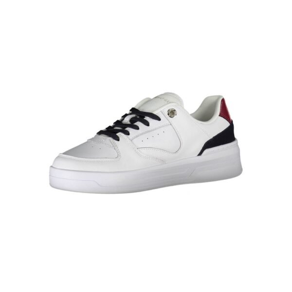 Tommy Hilfiger White Leather Women Sneaker - Image 3