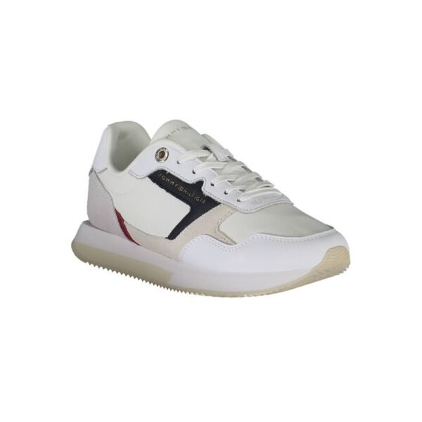 Tommy Hilfiger White Leather Women Sneaker - Image 2