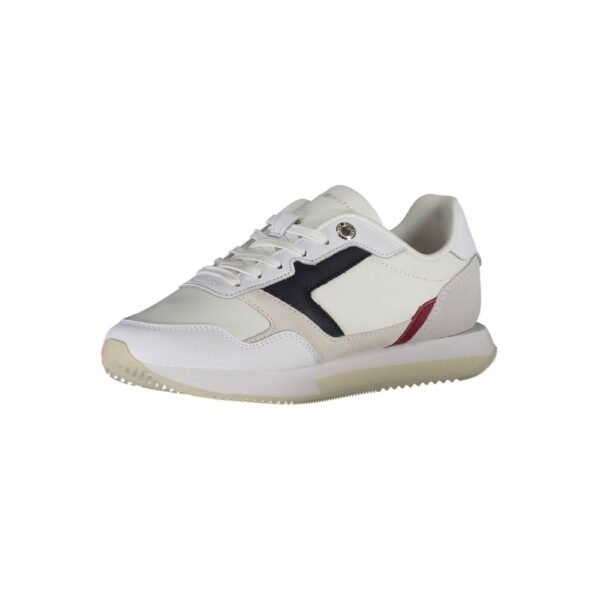 Tommy Hilfiger White Leather Women Sneaker - Image 3