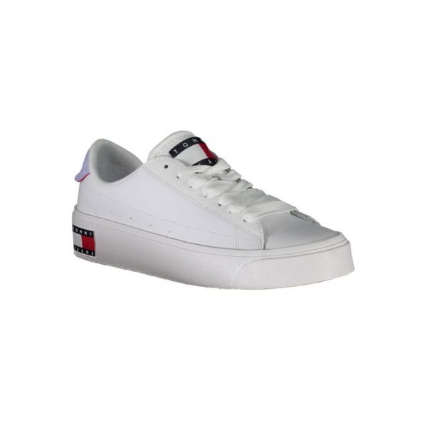 Tommy Hilfiger White Leather Women Sneaker - Image 2