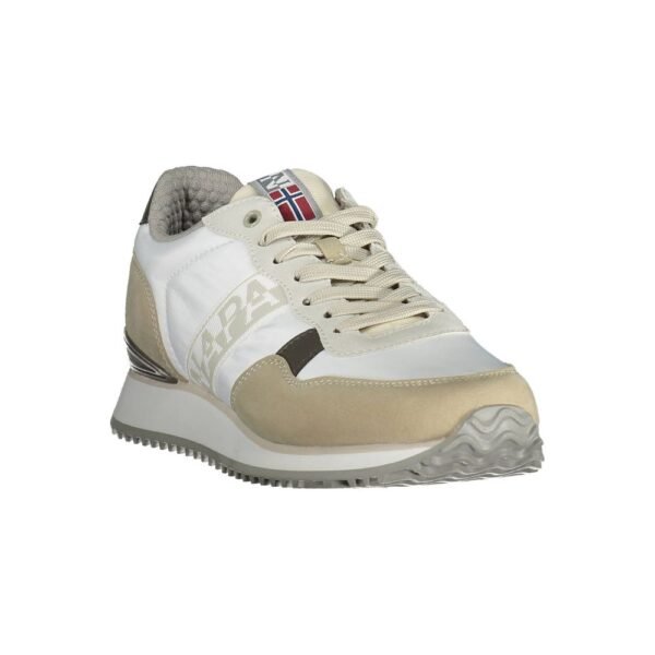 Napapijri White Polyester Men Sneaker - Image 2