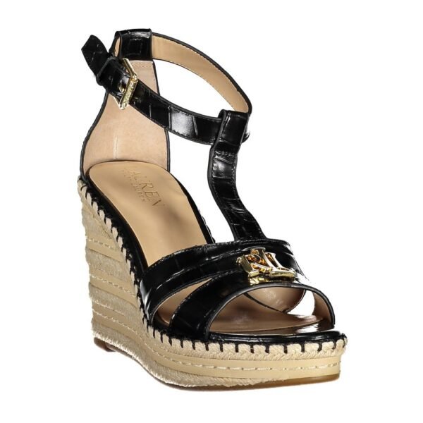 Ralph Lauren Black Polyester Sandal - Image 2