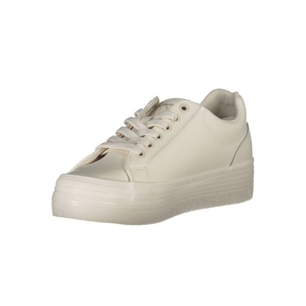 Calvin Klein White Leather Women Sneaker - Image 3