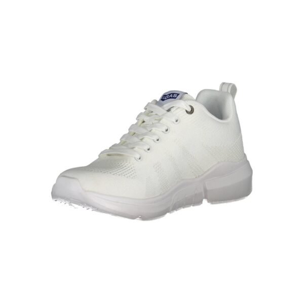 Gas White Artificial Leather Sneaker - Image 3