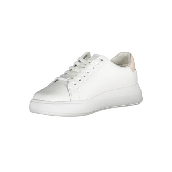 Calvin Klein White Leather Women Sneaker - Image 3