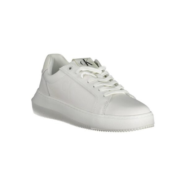 Calvin Klein White Leather Women Sneaker - Image 2