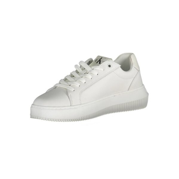 Calvin Klein White Leather Women Sneaker - Image 3
