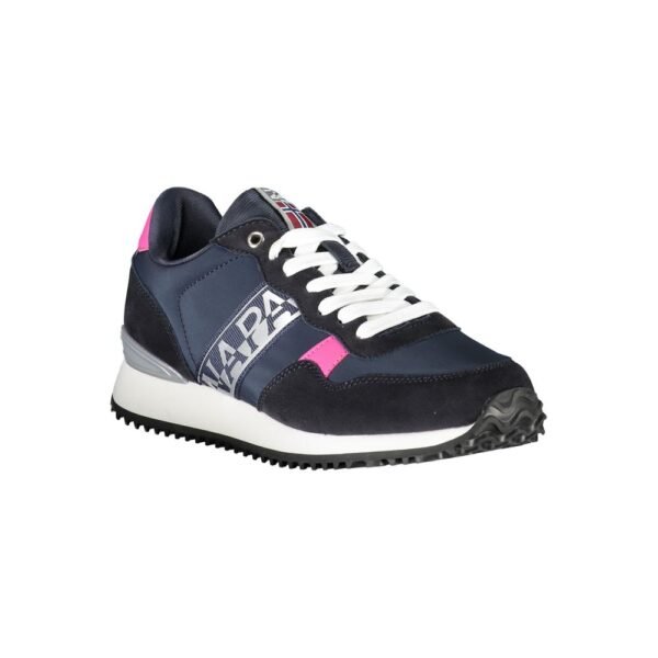 Napapijri Elegant Blue Lace-Up Sporty Sneakers - Image 2