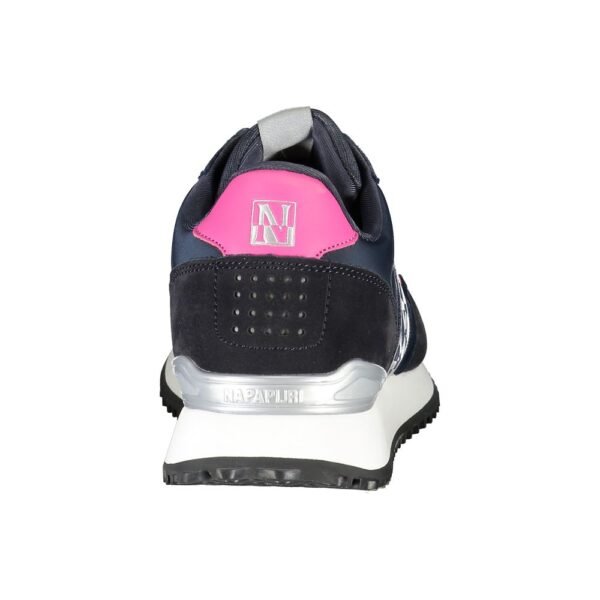 Napapijri Elegant Blue Lace-Up Sporty Sneakers - Image 3