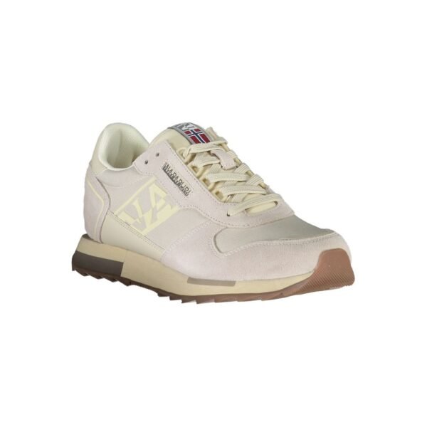 Napapijri Sleek Gray Sneakers with Contrast Lace Detail - Image 3