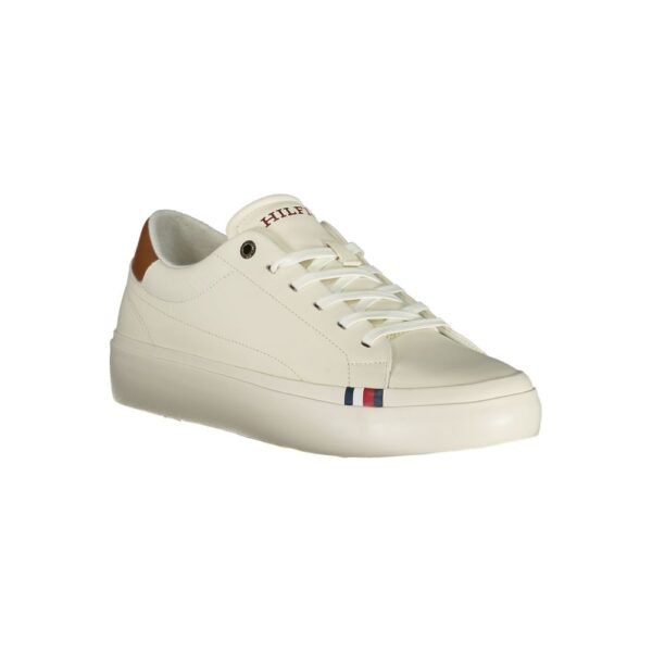 Tommy Hilfiger White Polyethylene Men Sneaker - Image 2