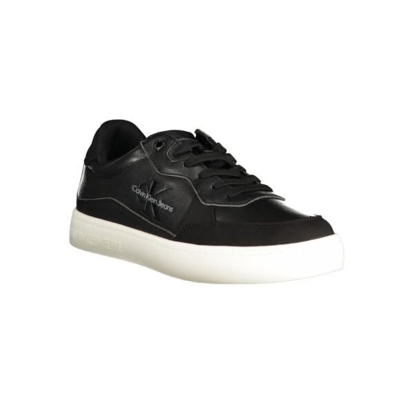 Calvin Klein Sleek Black Sports Sneakers with Contrast Details - Image 2