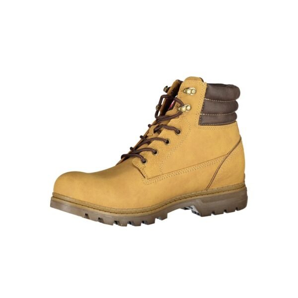 Carrera Trendsetting Yellow Lace-Up Boots - Image 3