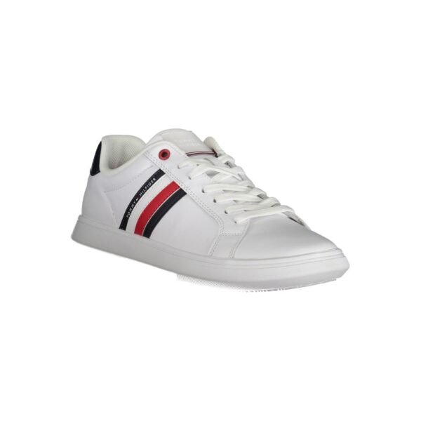 Tommy Hilfiger Sleek Lace-Up Sneakers with Contrast Details - Image 2