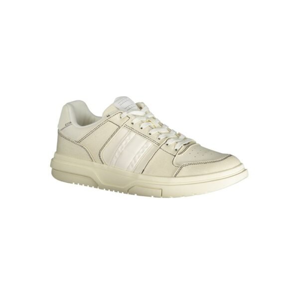 Tommy Hilfiger White Polyester Sneaker - Image 2
