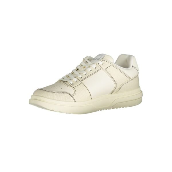 Tommy Hilfiger White Polyester Sneaker - Image 3