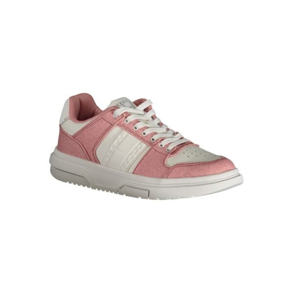 Tommy Hilfiger Pink Polyester Sneaker - Image 2