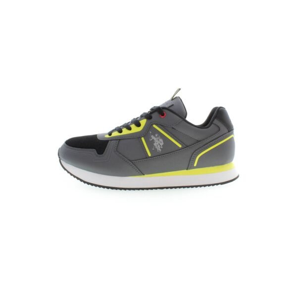 U.S. POLO ASSN. Gray Polyester Men Sneaker - Image 2