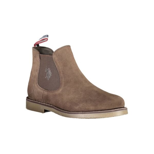 U.S. POLO ASSN. Brown Leather Men Boot - Image 2
