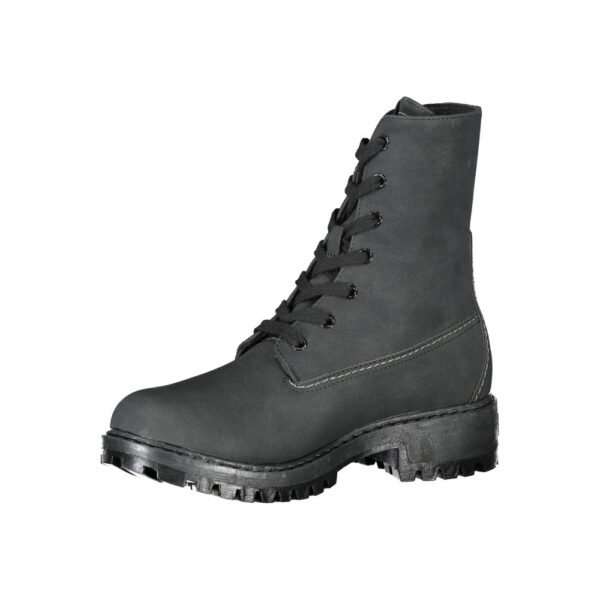U.S. POLO ASSN. Contrast Lace-Up Fleece Ankle Boots - Image 2