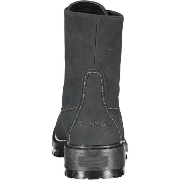 U.S. POLO ASSN. Contrast Lace-Up Fleece Ankle Boots - Image 3