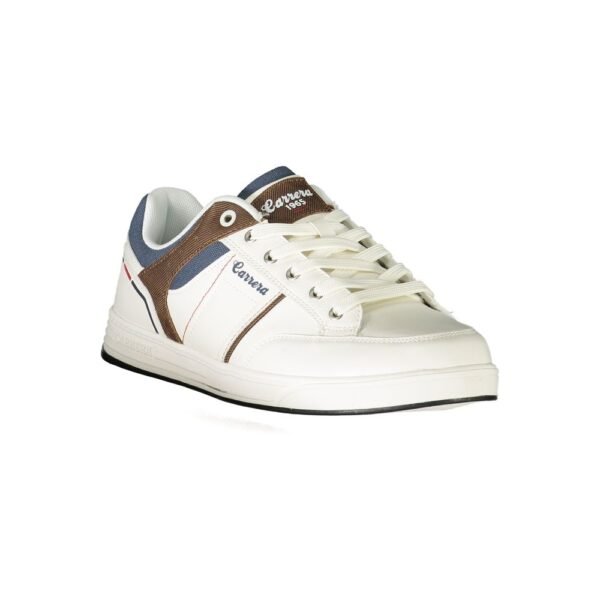Carrera White Polyester Sneaker - Image 2