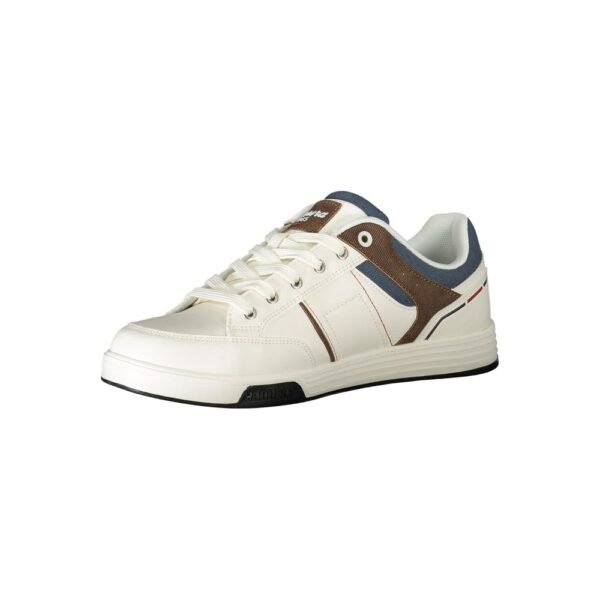 Carrera White Polyester Sneaker - Image 3