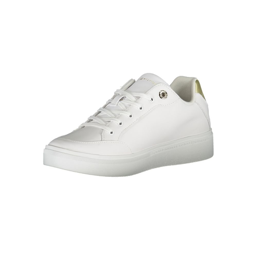 Tommy Hilfiger White Leather Women Sneaker - Image 3